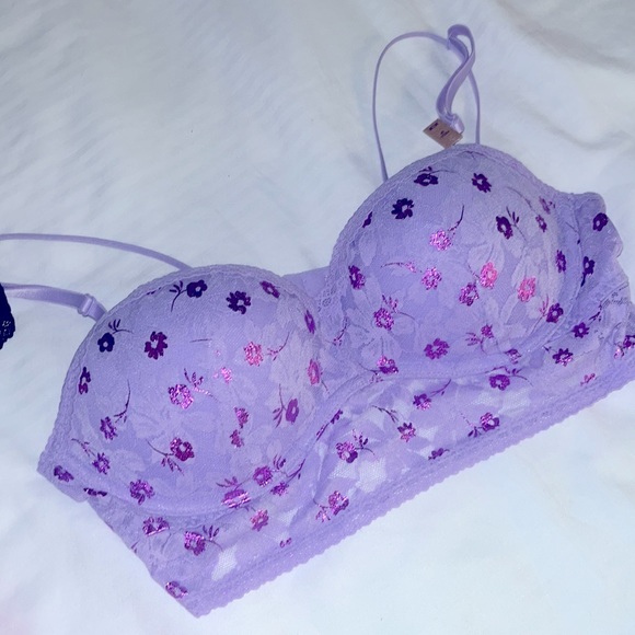 PINK Victoria's Secret Other - Victoria’s Secret PINK Lavender Push Up Bralette, Sz M NWOT